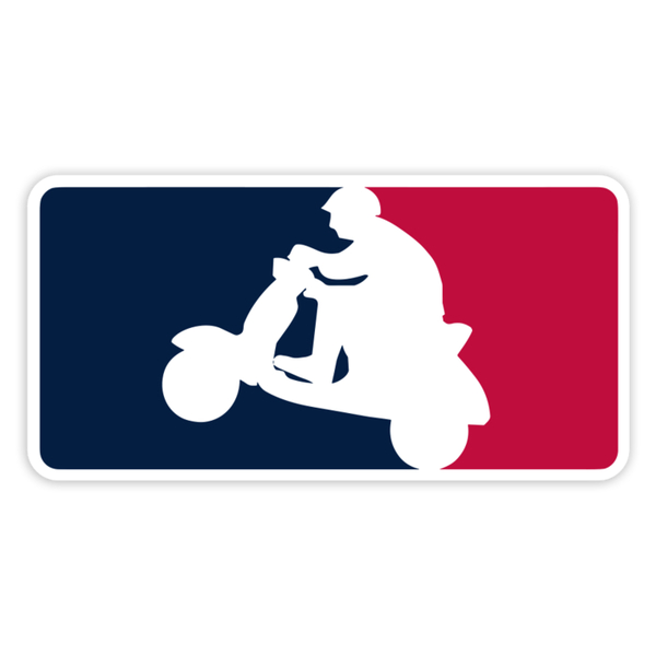 Pegatinas: Logo Scooter Tricolor