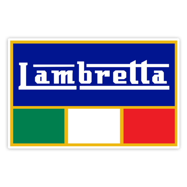 Pegatinas: Emblema Lambretta Clásico Italia