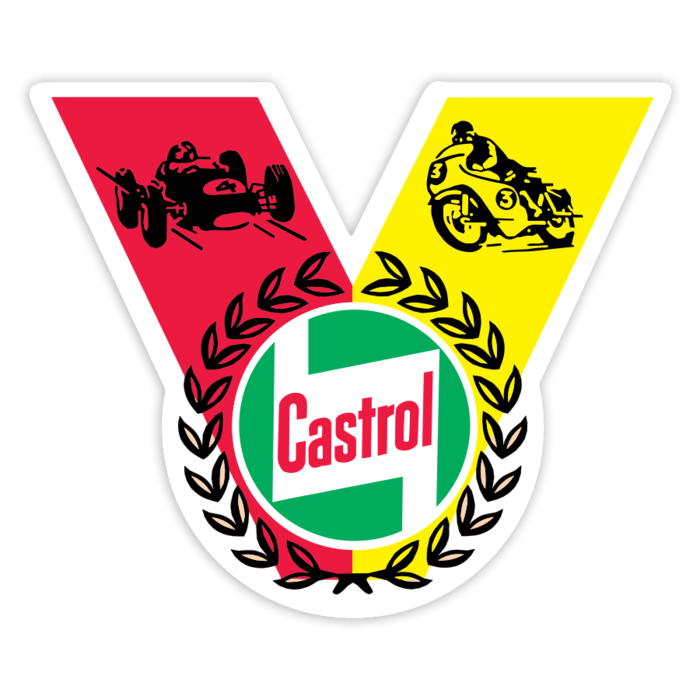 Pegatinas: Emblema Castrol Victoria Clásica Auto-Moto
