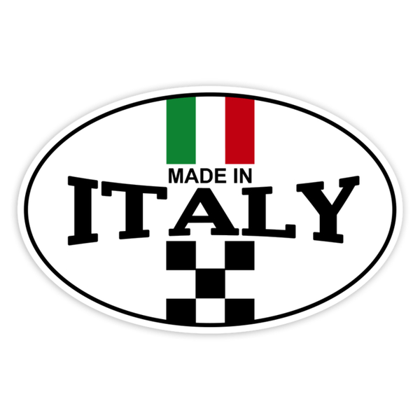 Pegatinas: Made in Italy bandera cuadros