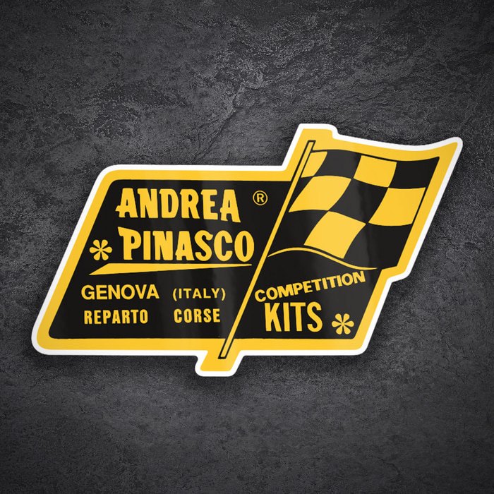 Pegatinas: Andrea Pinasco Kit Competición