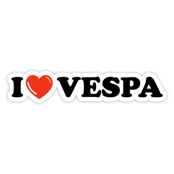 Pegatinas: I Love Vespa