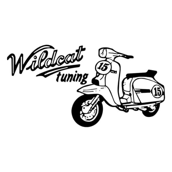 Pegatinas: Wildcat Tuning Scooter 15 Retro