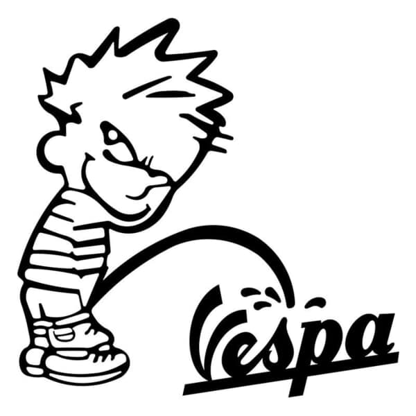 Pegatinas: Bad Boy Vespa