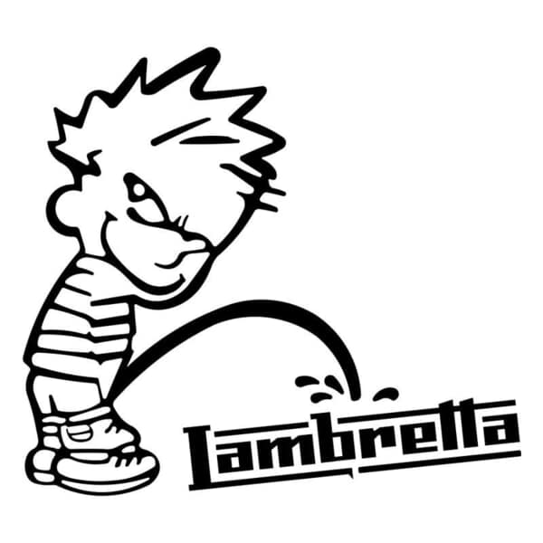 Pegatinas: Bad Boy Lambretta