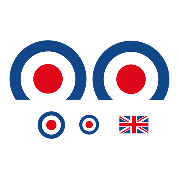 Pegatinas: Vespa Aviación Británica