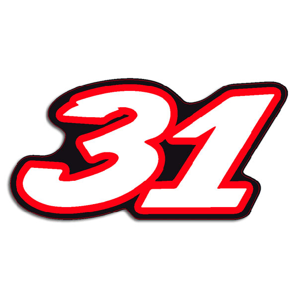 Pegatinas: N&uacute;mero 31 Tetsuya Harada