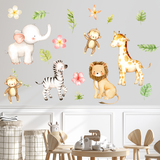 Vinilos Infantiles: Kit Jungla Acuarela