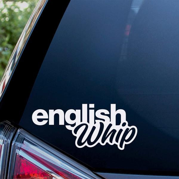 Pegatinas: English Whip