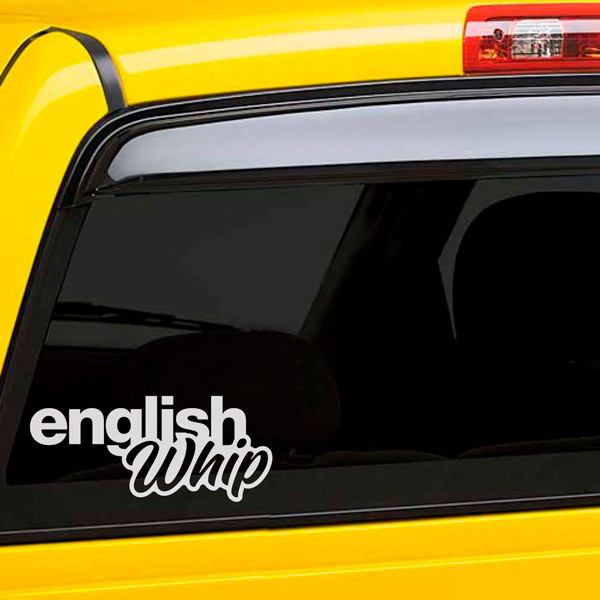 Pegatinas: English Whip