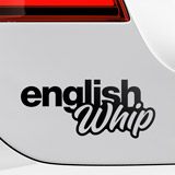 Pegatinas: English Whip 3