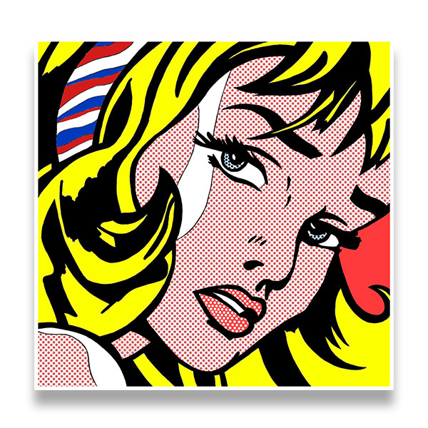 Vinilos Decorativos: Chica de Roy Lichtenstein