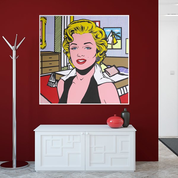 Vinilos Decorativos: Marilyn efecto Lichtenstein