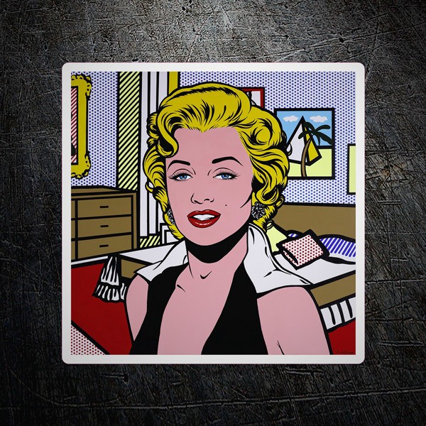 Pegatinas: Marilyn Pop Art