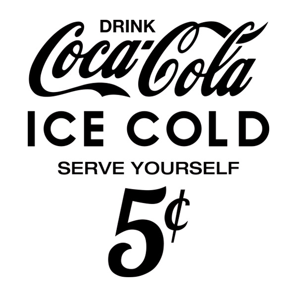 Vinilos Decorativos: Coca Cola Ice Cold