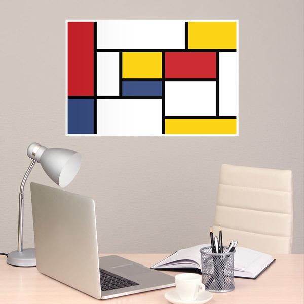 Vinilos Decorativos: Arte Mondrian