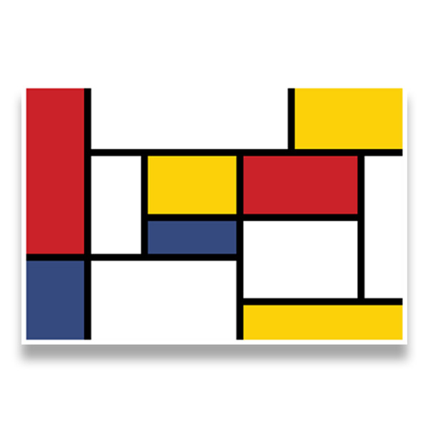 Vinilos Decorativos: Arte Mondrian