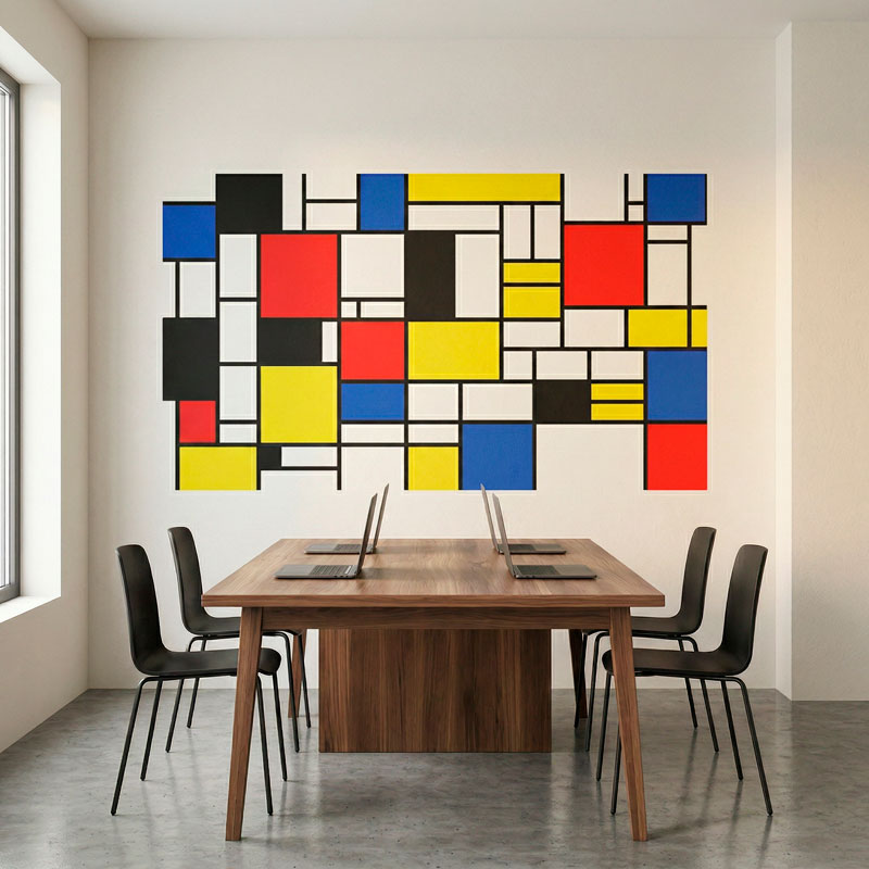 Obra de Mondrian 5