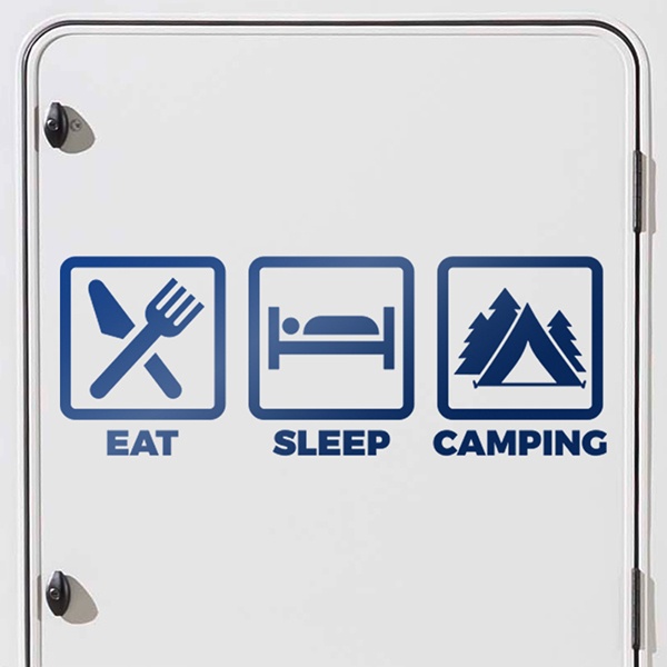 Pegatinas: Iconos Camping