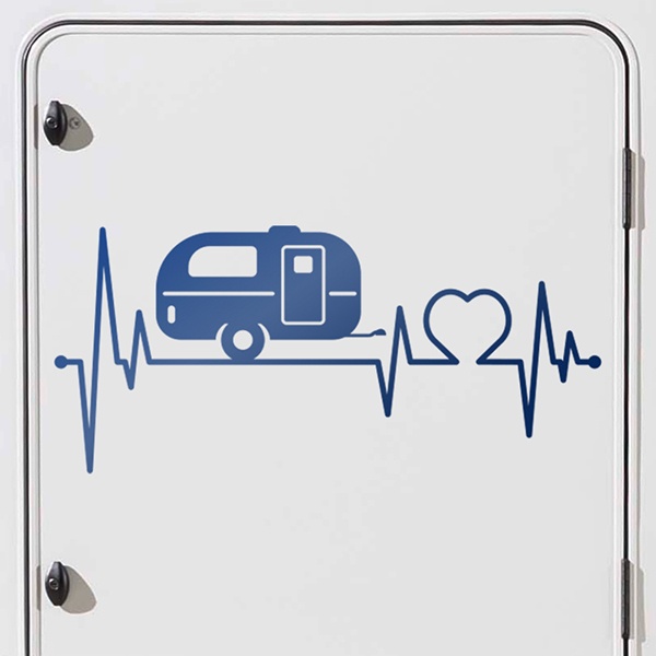Pegatinas: Caravana Electrocardiograma