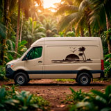 Vinilos autocaravanas: Playa para&iacute;so 13