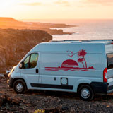 Vinilos autocaravanas: Playa para&iacute;so 7