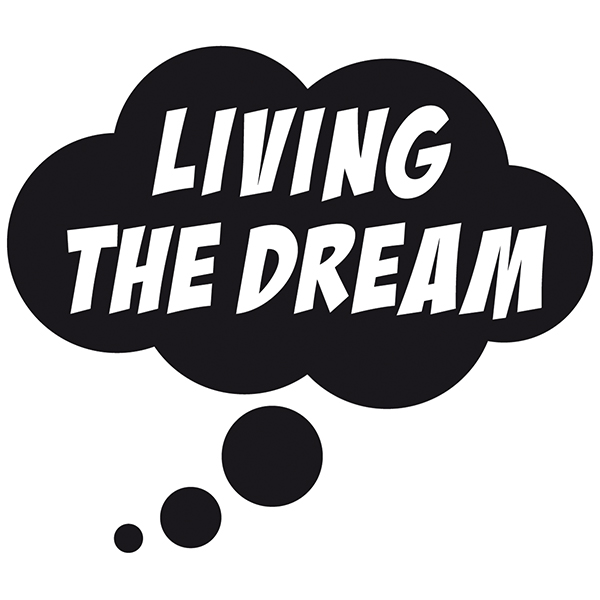 Pegatinas: Living the Dream