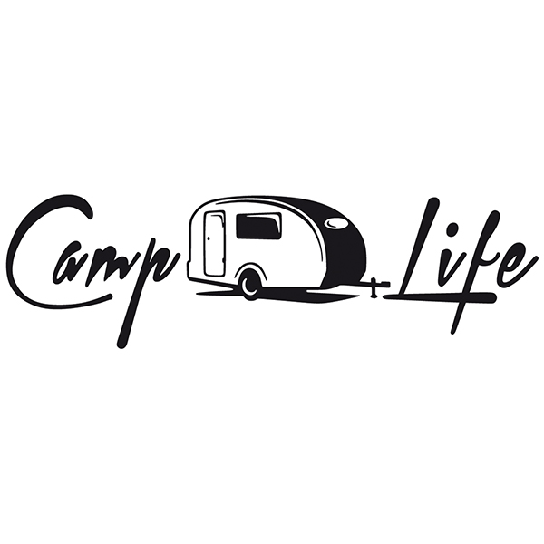 Vinilos autocaravanas: Camp Life