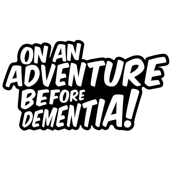 Pegatinas: On an adventure before dementia