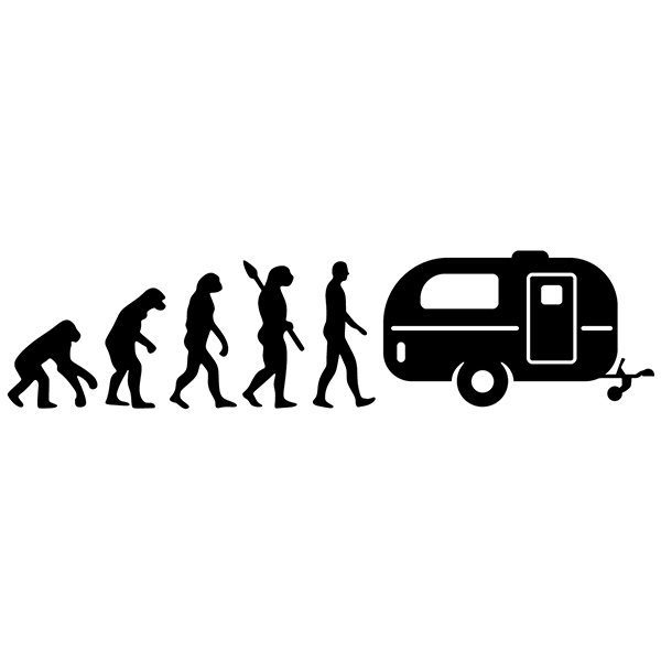 Pegatinas: Evolución Caravana