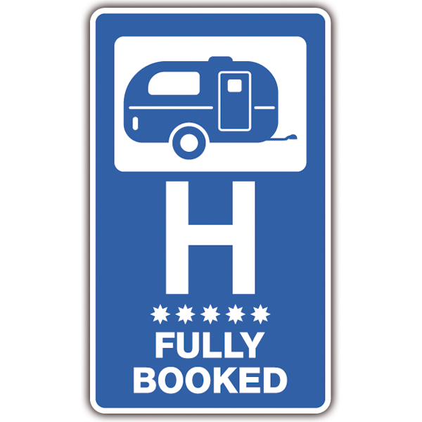 Vinilos autocaravanas: Hotel Fully Booked