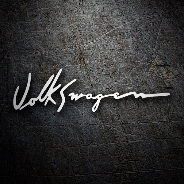 Pegatinas: Volkswagen firma