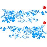 Pegatinas: Gran Floral Road 2