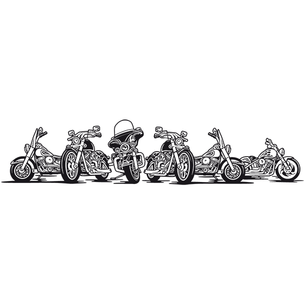 Pegatinas: Colección Harley Davidson