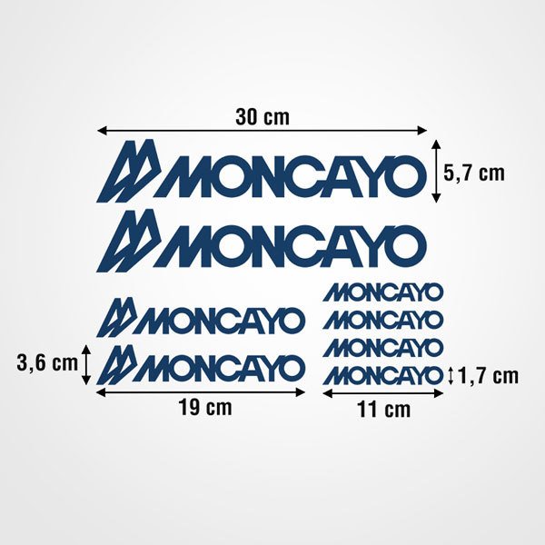 Pegatinas: Set 8X Moncayo