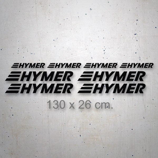 Pegatinas: Set 8X Hymer