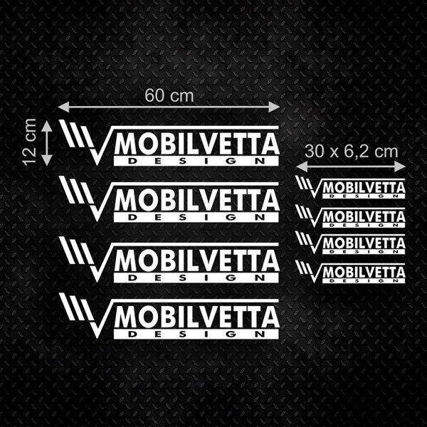 Pegatinas: Set 8X Mobilvetta Design