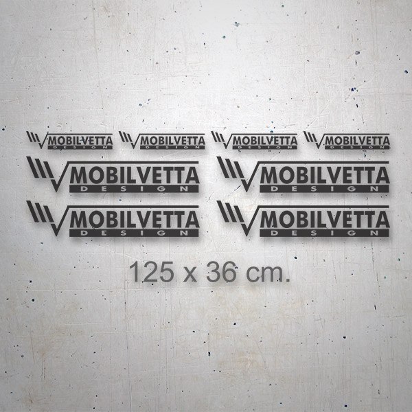 Vinilos autocaravanas: Set 8X Mobilvetta Design