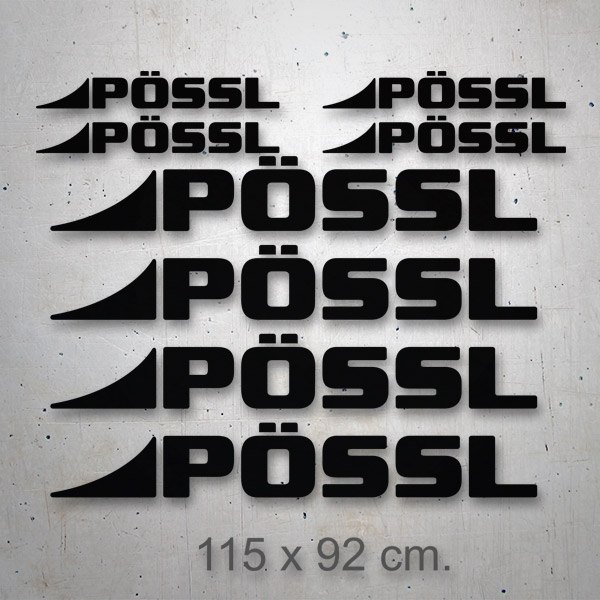 Pegatinas: Set 8X Pössl