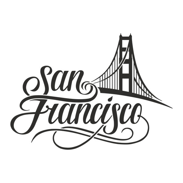 Vinilos autocaravanas: San francisco Golden Gate