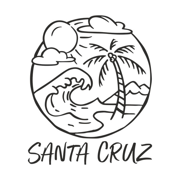 Vinilos autocaravanas: Santa Cruz Playa