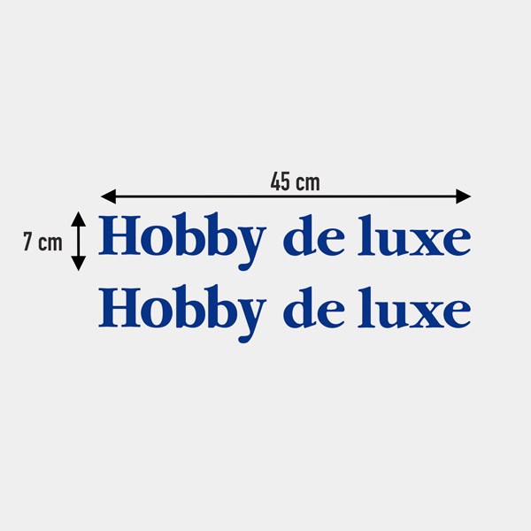 Vinilos autocaravanas: Hobby de luxe