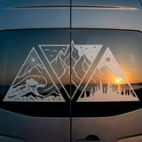 Vinilos autocaravanas: D&iacute;a, noche monta&ntilde;a y playa 13