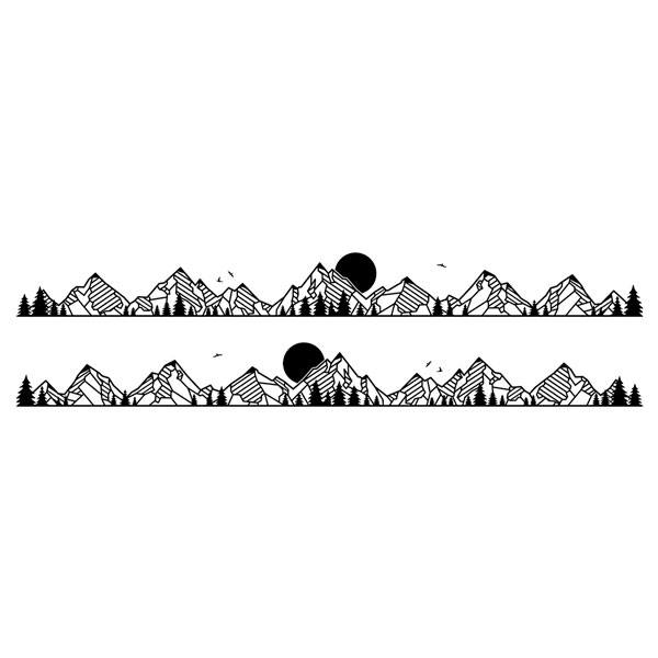 Vinilos autocaravanas: Paisaje Montañero