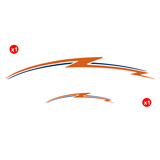 Vinilos autocaravanas: Kit Lunar Xstar trasera y frontal 2