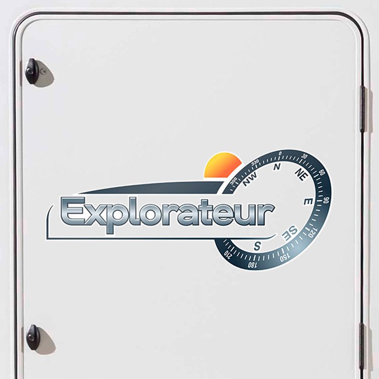 Vinilos autocaravanas: Pitote Explorateur izq