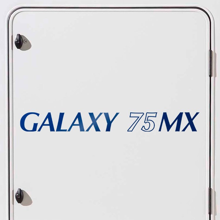 Vinilos autocaravanas: Pegatina Pilote Galaxy 75MX