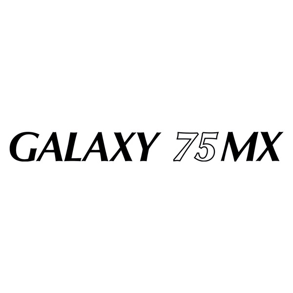 Vinilos autocaravanas: Pegatina para caravana Pilote Galaxy 75MX