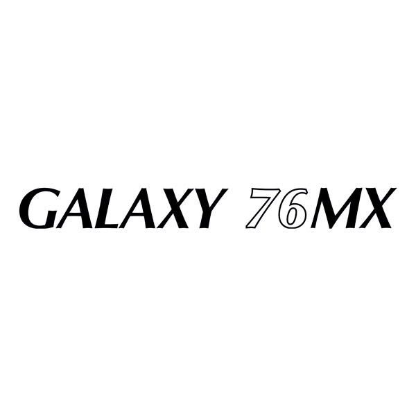 Vinilos autocaravanas: Vinilo decorativo Pilote Galaxy 76MX para autocara