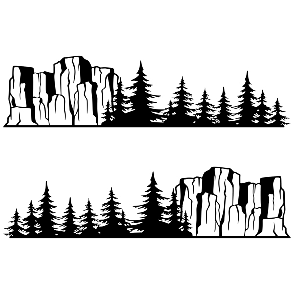 Pegatinas: 2x Parque Nacional Banff